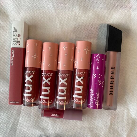 Colourpop Maybelline Morphe Joan Liquid Lipstick Bundle Lot Assorted Shades - Picture 1 of 9